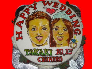 TAKAKI&CHIHIRO　結婚おめでとう！
